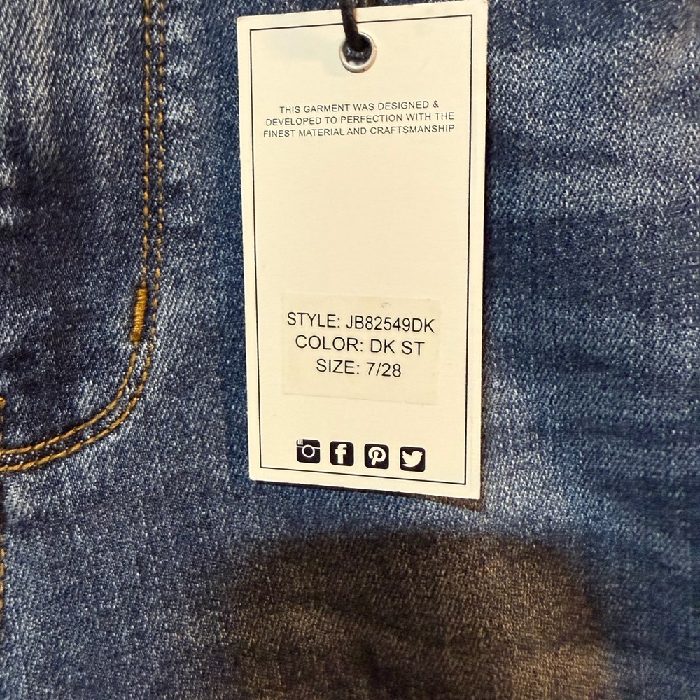 Judy Blue Jeans sz 7/28 High Waist New w/tags - Picture 2 of 5
